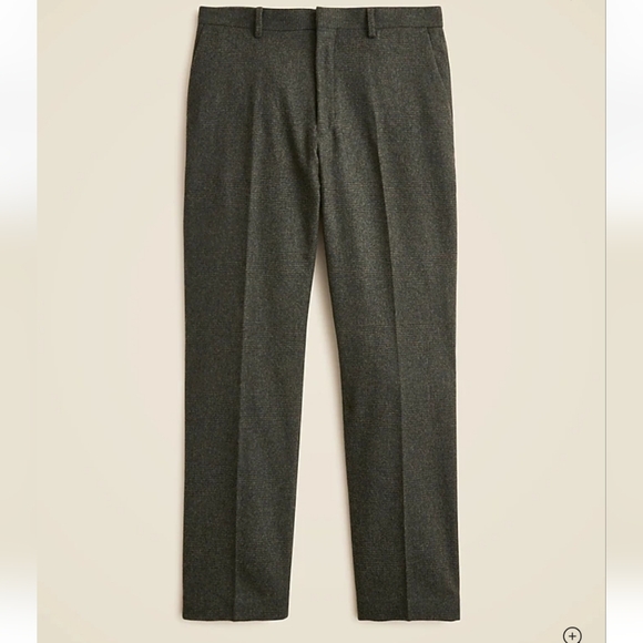 J Crew Crosby Classic-fit suit pant in English wool flannel CD156 Size 34x32 NWT